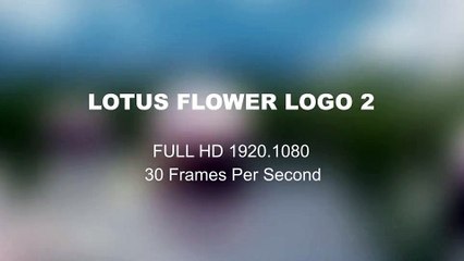 After Effects Project Files - Lotus Flower Logo 2 - VideoHive 9946654