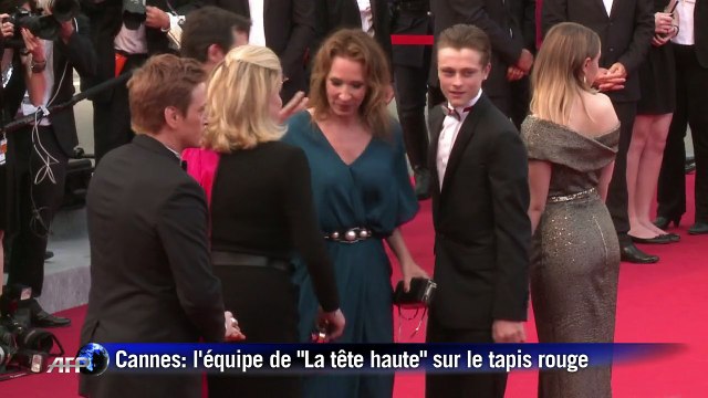 Première montée des marches au 68e festival de Cannes