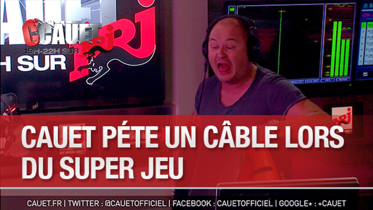 Cauet péte un câble lors du Super Jeu - C'Cauet sur NRJ