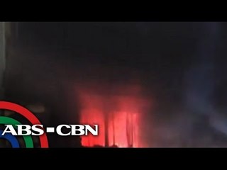 Bodega ng tela malapit sa PNR, nasunog