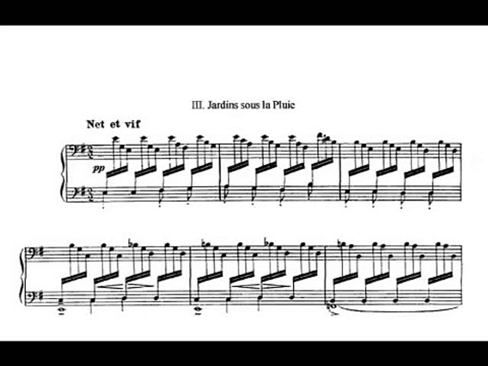Debussy: Estampes - Jardins sous la Pluie (Gieseking)