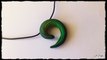 FIMO Tutorial polymer clay spiral beads using of clay remains ENGLISH
