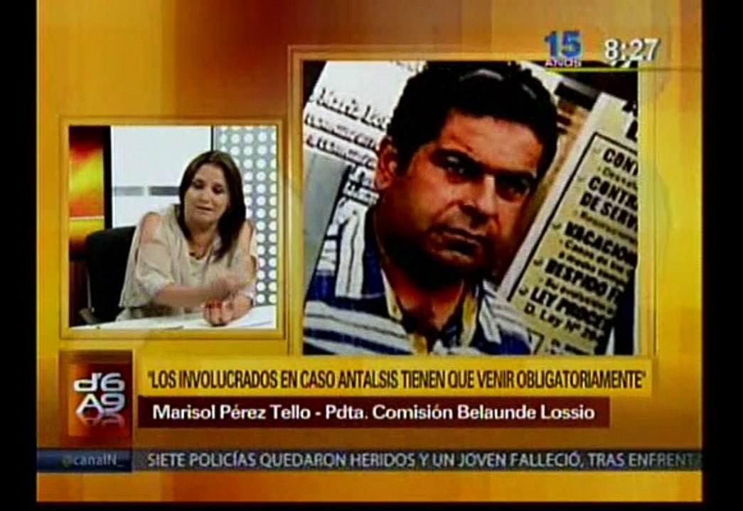 Comisión Belaunde Lossio: "Es imprescindible escuchar a Nadine Heredia"