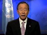 Earth Hour at UN sites around the world (Ban Ki-moon, UN Secretary-General)