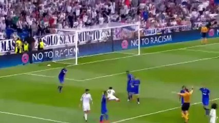 James Rodriguez fall in penalty area -Real Madrid vs Juventus 1-0 [13_05_2015]