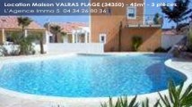 Location vacances - maison/villa - VALRAS PLAGE (34350) - 3 pièces - 45m²