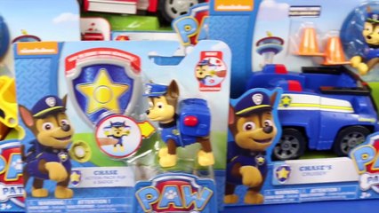 Télécharger la video: NEW Paw Patrol Dog Toys Nickelodeon Nick Jr Chase Rubble Bulldozer Marshall Firetruck DisneyCarToys