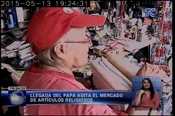 La visita del Papa mueve el comercio de ventas de recuerdos