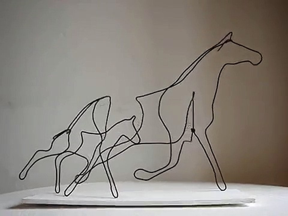 Pedro Mairal - Figuras en alambre 1