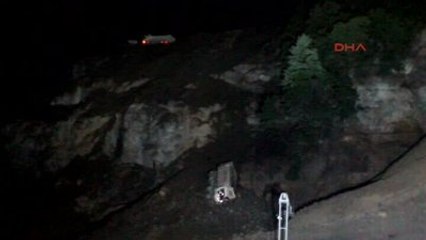 Zonguldak'ta Tıraşlama Yapılan Dağda Heyelan
