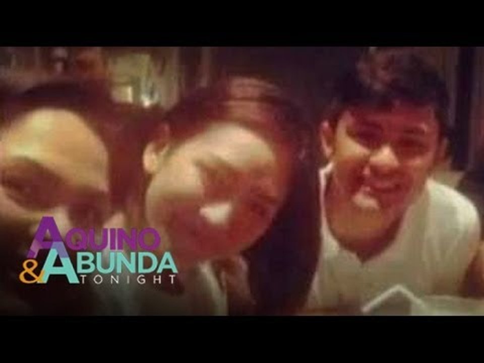 Matteo Guidicelli watches 'Maybe This Time' with Sarah Geronimo