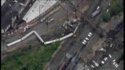 El exceso de velocidad, posible motivo del descarrilamiento del tren en Filadelfia