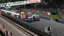 Truck race Zolder 2010 smart & lotus cup crashes & spins