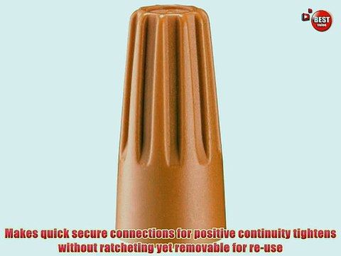 Gardner Bender 10-003 Wire Gard Orange Wire Connectors 100-Pack