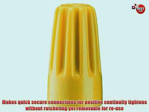 Gardner Bender 10-004 Wire Gard Yellow Wire Connectors 100-Pack