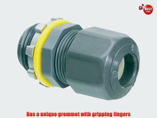 Arlington LPCG50-10 1/2-Inch Strain Relief Electrical Cord Connector 10-Pack