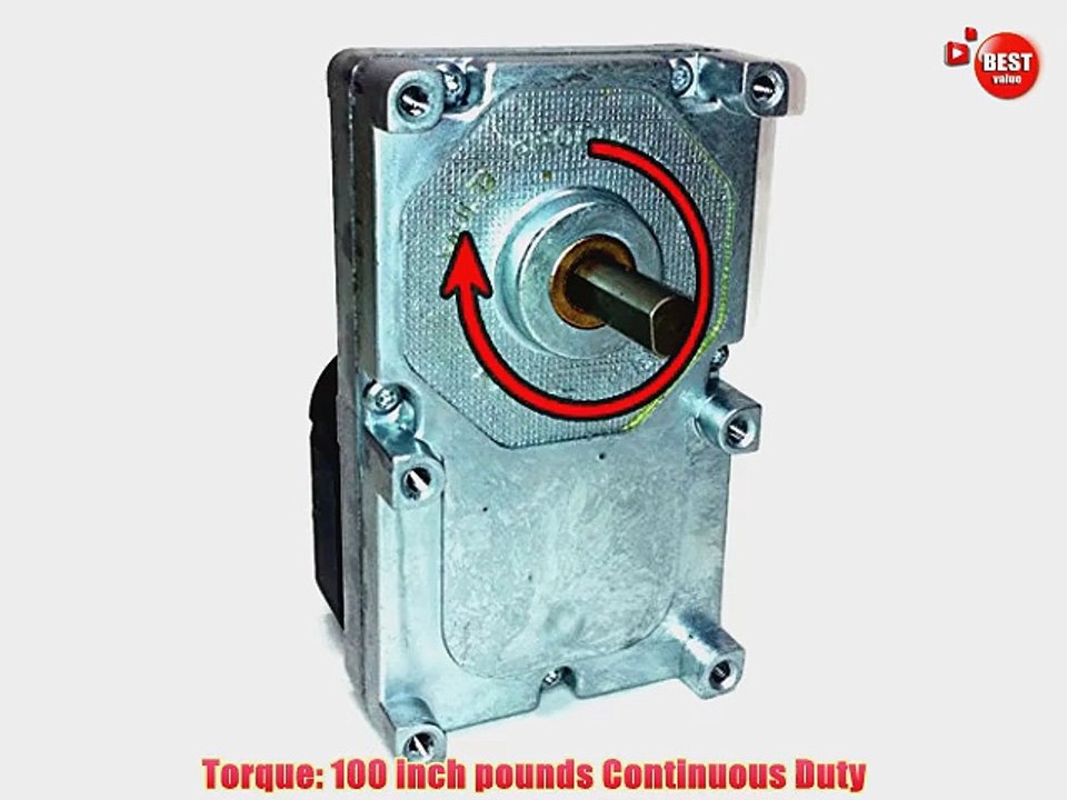 Pellet Stove Auger Gear Motor 1 RPM 120 volts 0.51 amps (Whitfield Quest Merkle-Korff