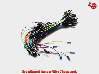 Breadboard Jumper Wire 75pcs pack