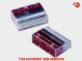 Tyco Electronics CPGI-WC-PG-6-PORT-CL-5 Purple 6-port Push-in Wire Connector - Pk/5