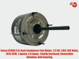 Fasco D7908 5.6-Inch Condenser Fan Motor 1/3 HP 208-230 Volts 1075 RPM 1 Speed 2.6 Amps
