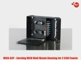 WCH-02P - Corning WCH Wall Mount Housing for 2 CCH Panels