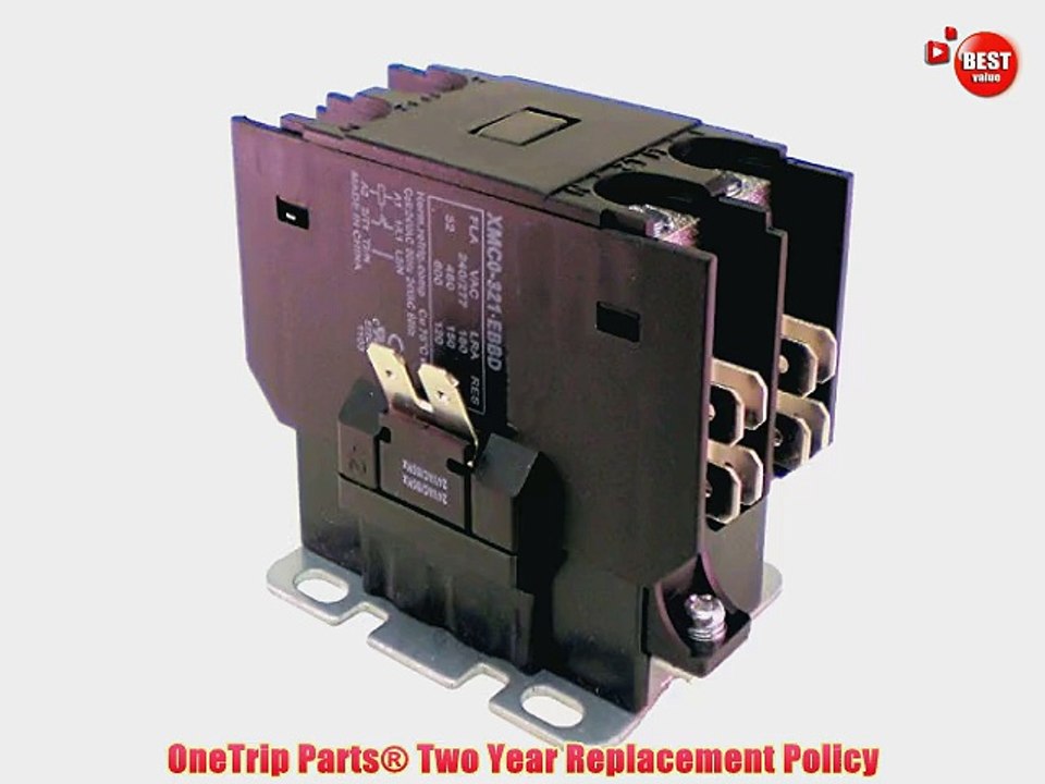 CONTACTOR 1 POLE 32 AMP ONETRIP PARTS® HEAVY DUTY ENCLOSED REPLACEMENT FOR AMANA GOODMAN