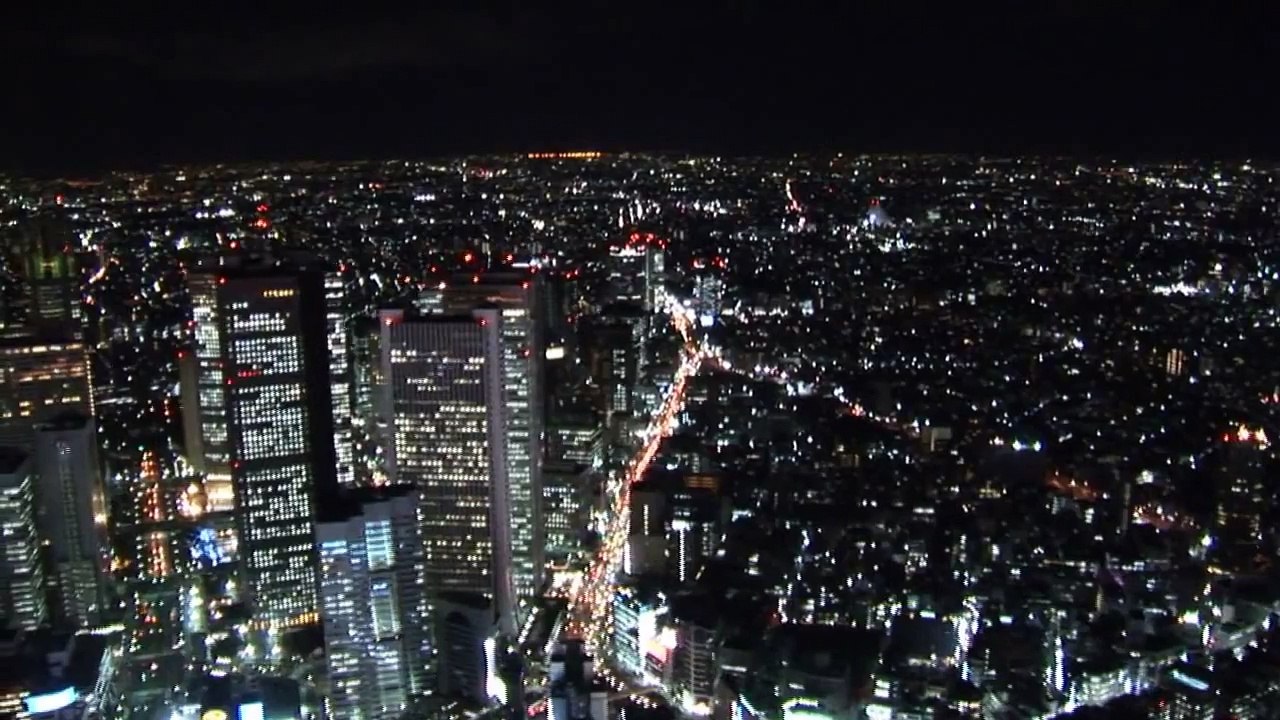 【空撮】Tokyo Night Cruise 720P　東京ナイトクルーズ