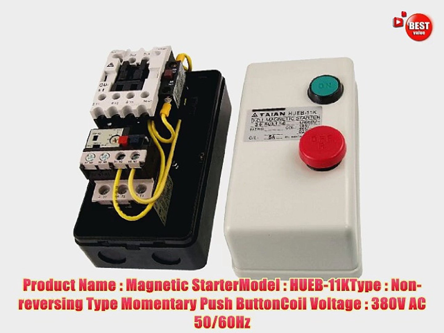 3 5 5a Three Phase Magnetic Starter Motor Control Ac Contactor 380v Coil 3pole Video Dailymotion