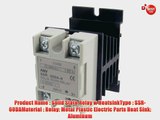 Amico Temprature Control Solid State Relay SSR 60A 4-32V DC 75-480V AC with Heat Sink