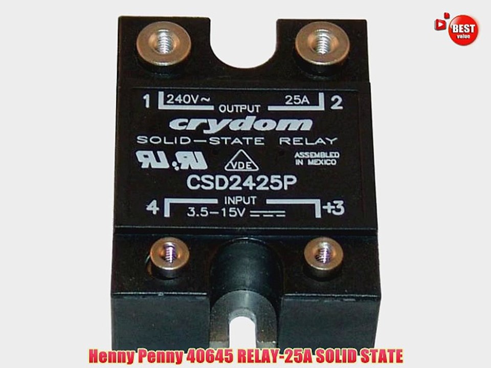 Henny Penny 40645 RELAY-25A SOLID STATE