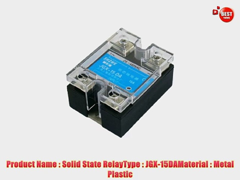 JGX-15DA DC to AC Covered Solid State Module Relay DC 3-32V AC 24-480V