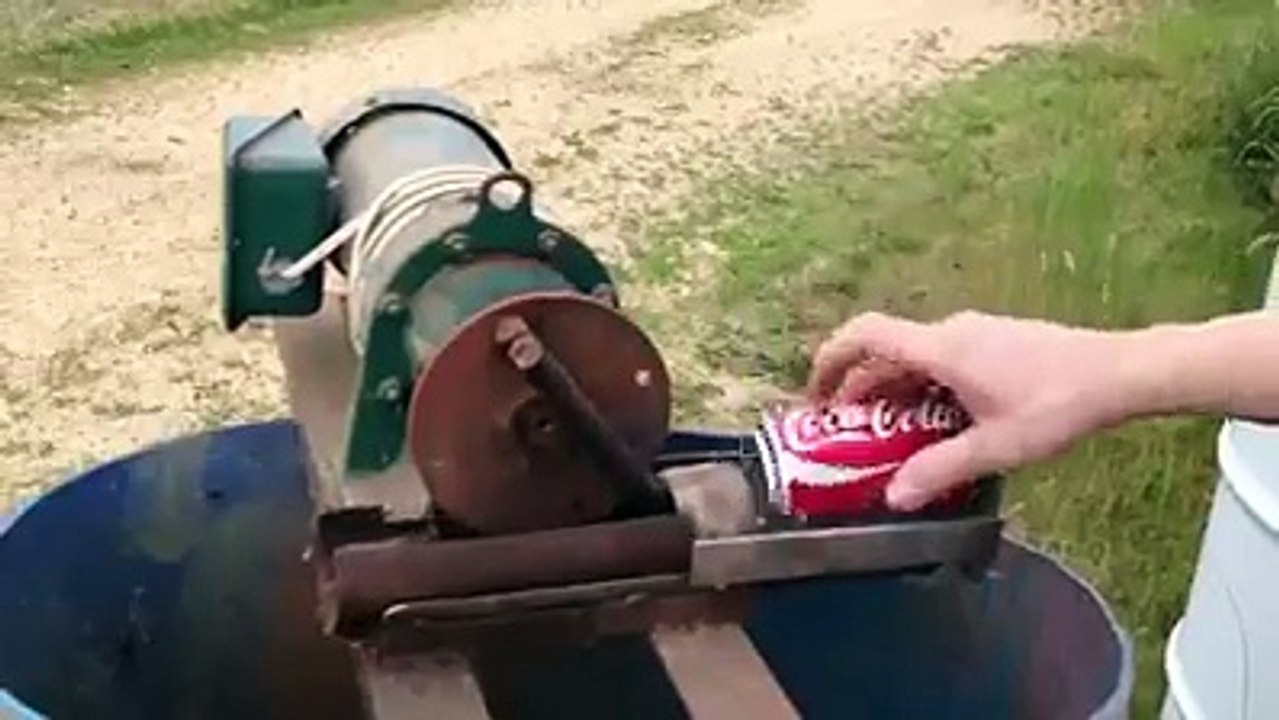 CocaCola Pressed Metal Cans!