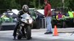 9 second Black Bmw s1000RR motorcycle drag racing AMA 2010