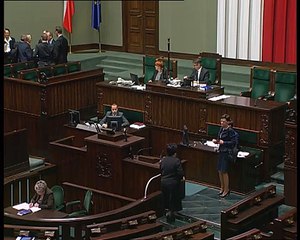 Poseł Grażyna Ciemniak - Wystąpienie z dnia 13 maja 2015 roku.