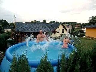 Piscine à vague maison