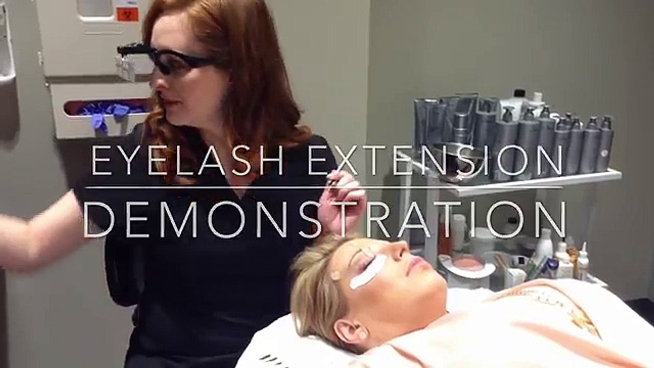 Eyelash Extension Demonstration - The Lucas Center Plastic Surgery
