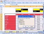 Excel Name Trick #7: INDIRECT function, Names and LOOKUP