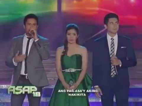 Sam, Paulo & Angeline sing 'Kahit Konting Pagtingin'