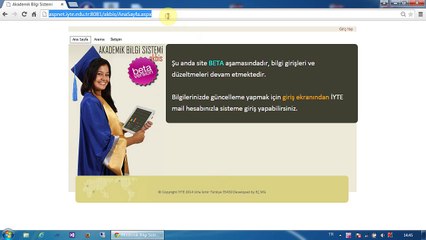 iyte akbis kullanım klavuzu - halka açık alanlar