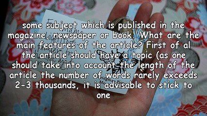 What the difference one article can make