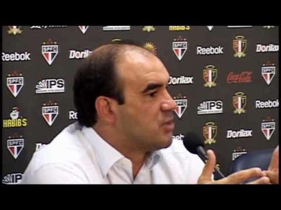 [Coletiva] - São Paulo 3 x 0 São Caetano - Ricardo Gomes - Parte 2
