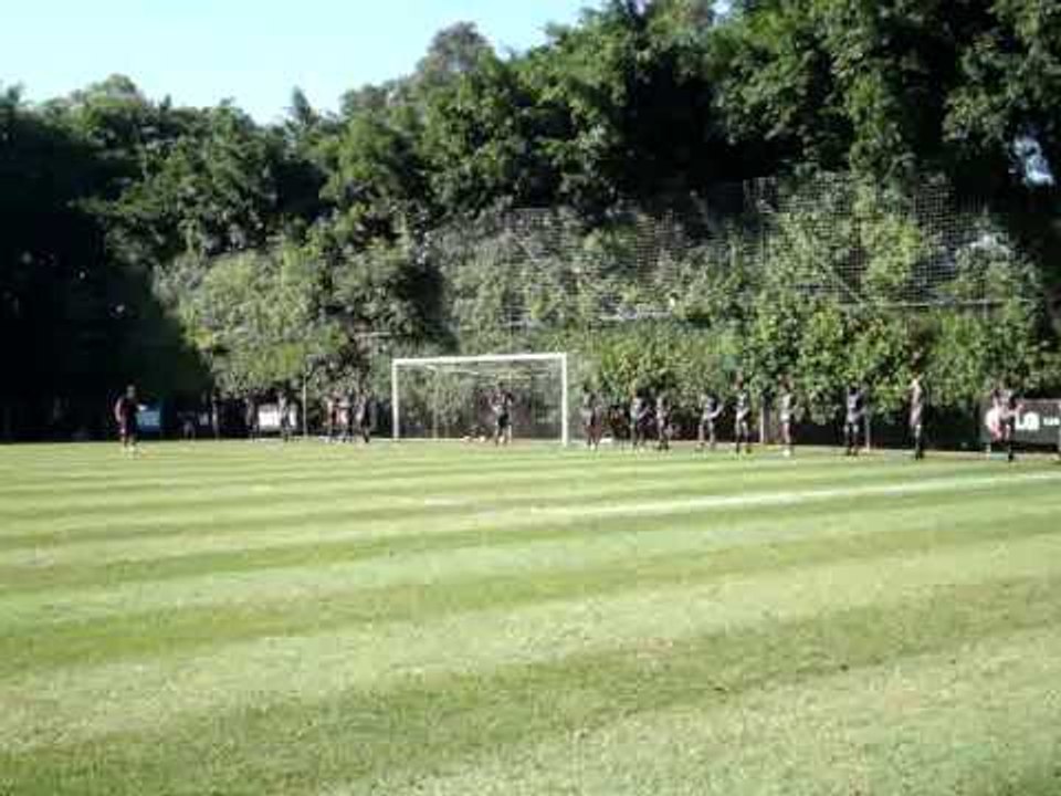 Imagens do treinamento desta quarta-feira