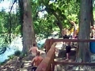 Worst Rope Swing Accident Ever