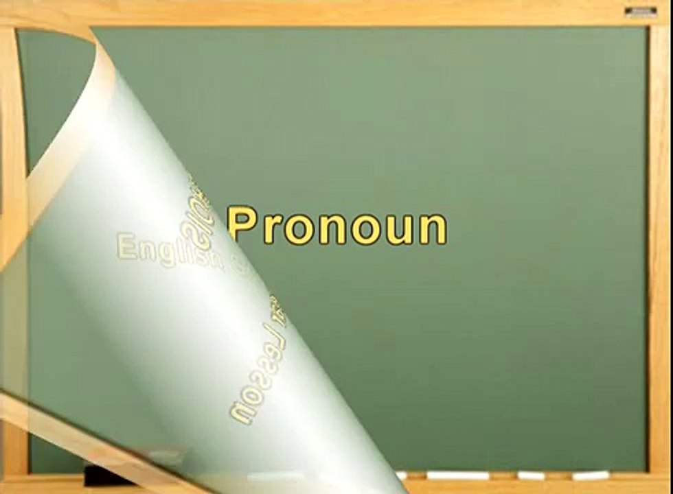 English Grammar - Pronoun