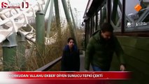 Sunucu 'Allahu ekber' diye bağırdı, Hollanda karıştı