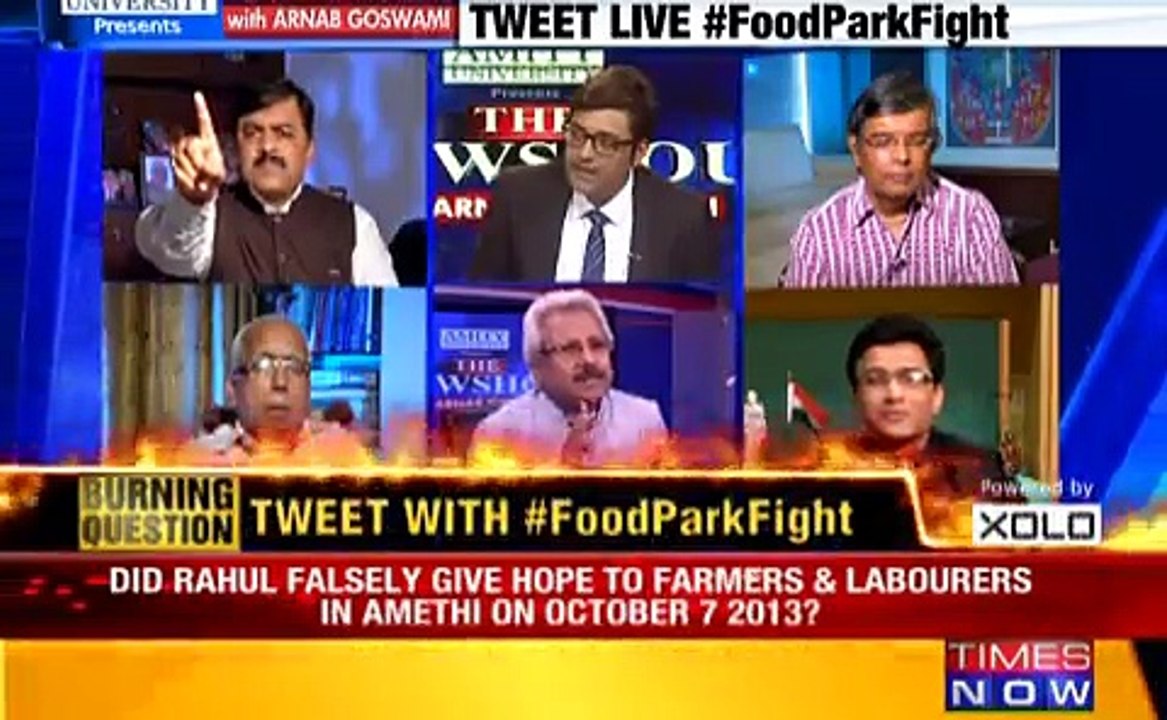The Newshour Debate : #FoodParkFight: Who stalled: NDA or UPA?