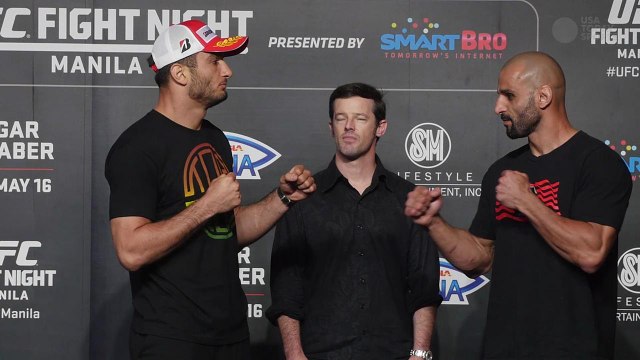 UFC Fight Night 66 fighters face off in Manila
