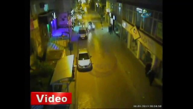 Samsun'da MOBESE'ye Takılan Kaza Görüntüleri