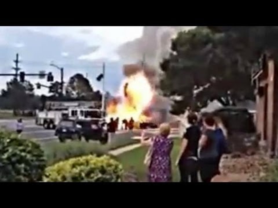 Caught on camera: Oxygen tanks cause car explosion in Colorado Springs