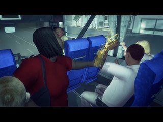 バスにガソリンをまいた女逮捕